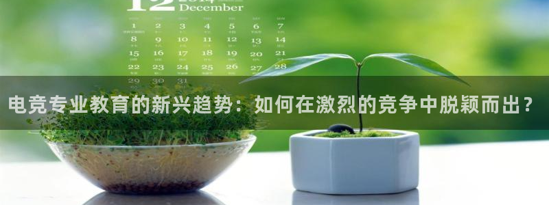 易游电竞馆：电竞专业教育的新兴趋势：如何在激烈的竞争中脱颖而出？